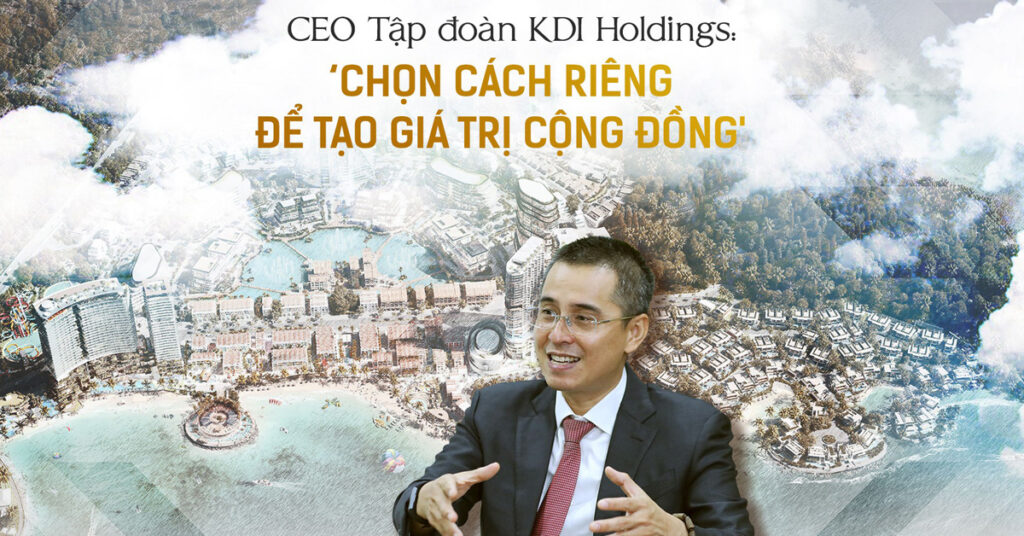 ông Đỗ Tuấn Anh đang giữ chức vụ chủ tịch Hội đồng quản trị KDI- Holdings